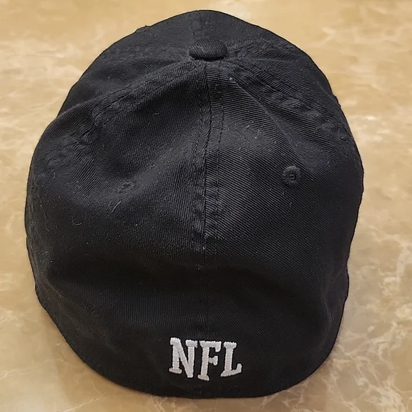 Team Apparel Pittsburgh Steelers NFL Black Baseball Cap, S/M or 7-1/4" - Picture 7 of 13